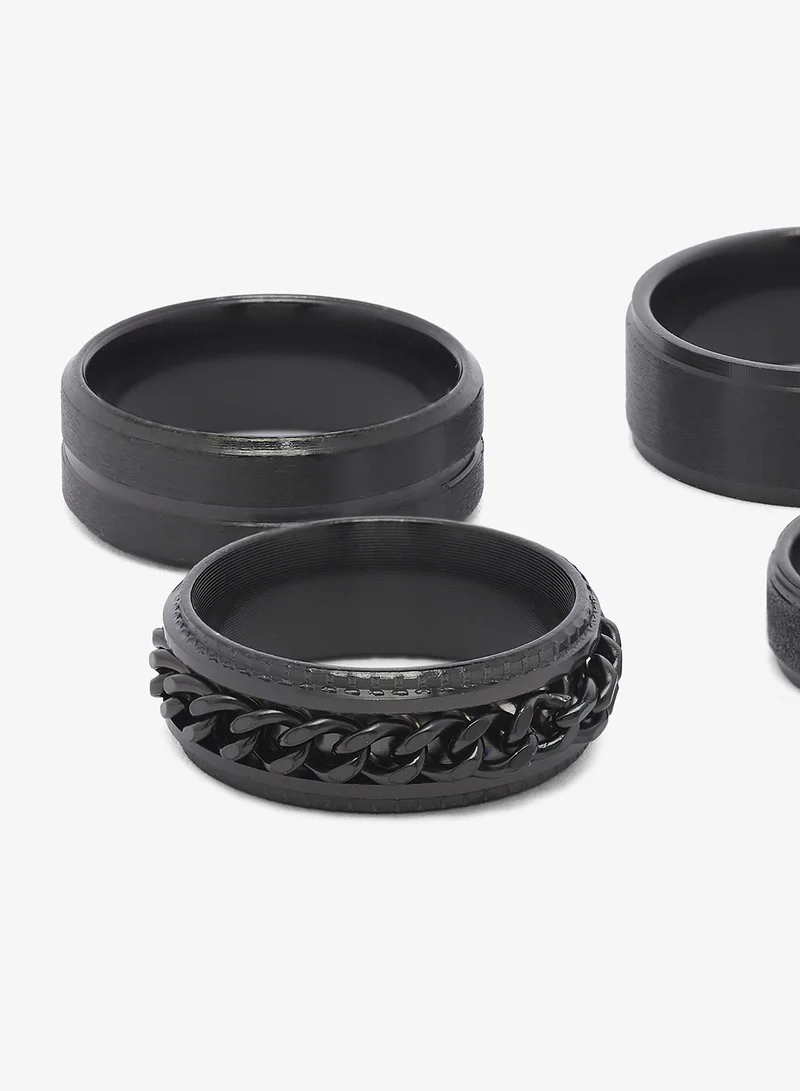 Seventy Five Stainless Steel Spinner Rings